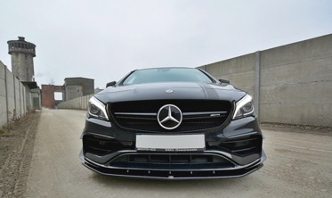 Спойлер переднего бампера Mercedes CLA A45 AMG C117 Fl вер.1 фото
