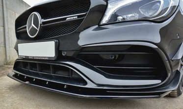 Спойлер переднего бампера Mercedes CLA A45 AMG C117 Fl вер.1 фото