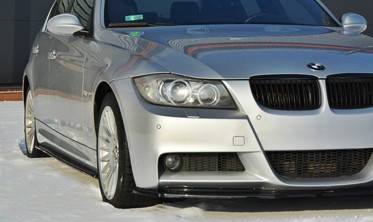 Дифузор переднього бампера BMW 3 E90 M-pack вер.1 фото