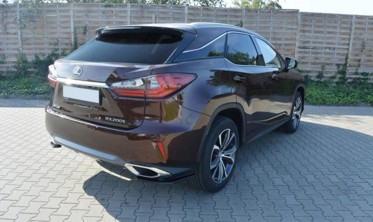 Боковые накладки на край заднего бампера Lexus RX Mk4 T фото