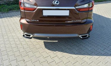Боковые накладки на край заднего бампера Lexus RX Mk4 T фото