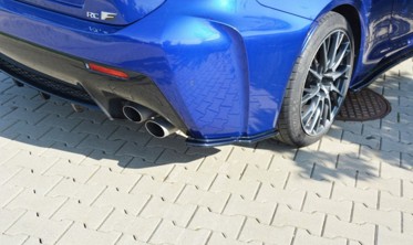 Тюнінгові бічні дифузори на бампер Lexus RC F фото
