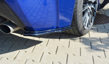 Тюнінгові бічні дифузори на бампер Lexus RC F фото