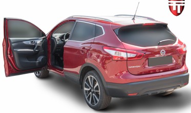 внутрішні накладки навколо ручок Nissan Qashqai фото