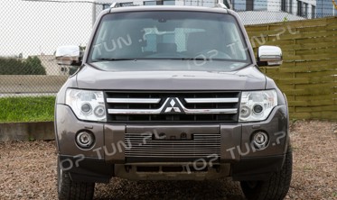 Алюмінієва решітка радіатора Mitsubishi Pajero фото