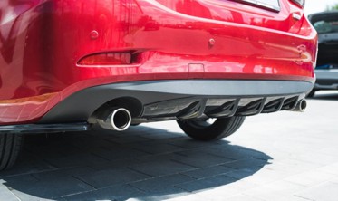 Задній центральний дифузор Mazda 6 GJ Mk3 рестайл фото