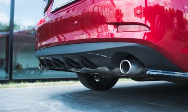 Задній центральний дифузор Mazda 6 GJ Mk3 рестайл фото