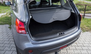 шторка-полиця багажника Nissan Qashqai, чорна фото
