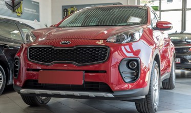 накладки на передній та задній бампер Kia Sportage фото