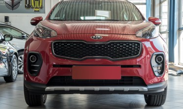 накладки на передній та задній бампер Kia Sportage фото