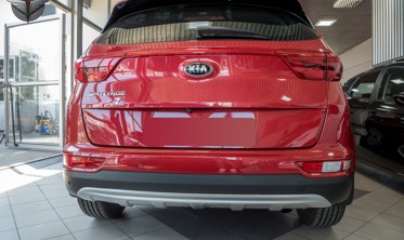 накладки на передній та задній бампер Kia Sportage фото