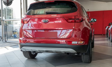 накладки на передній та задній бампер Kia Sportage фото