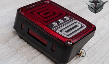 LED фонари задние JEEP WRANGLER JK модель Monster фото
