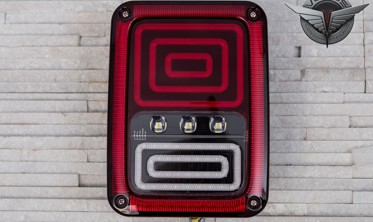 LED фонари задние JEEP WRANGLER JK модель Monster фото