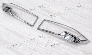 хром накладки на задние фонари Range Rover Evoque фото