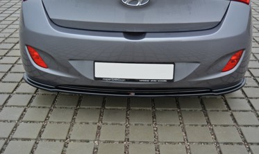 Тюнінгова накладка заднього бампера Hyundai i30 MK2 фото