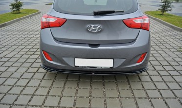 Тюнінгова накладка заднього бампера Hyundai i30 MK2 фото
