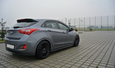 Тюнінгова накладка заднього бампера Hyundai i30 MK2 фото
