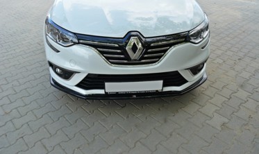 Тюнинговая накладка на передний бампер Renault Megane Mk4 вер.1 фото
