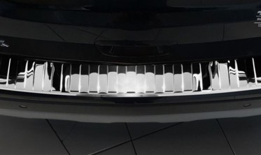 Защитная накладка на бампер Opel Mokka X FL (глянцевая) фото