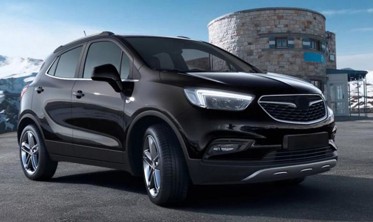 Защитная накладка на бампер Opel Mokka X FL (глянцевая) фото