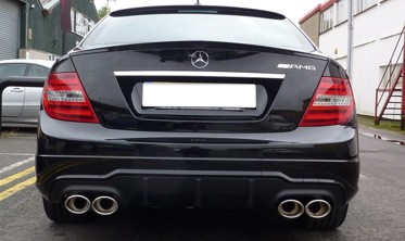 Бампер задний Mercedes C W204 AMG-стиль фото