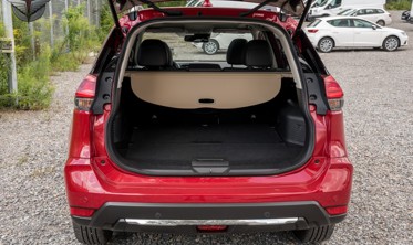 шторка-полка багажника Nissan X-Trail, бежевая фото