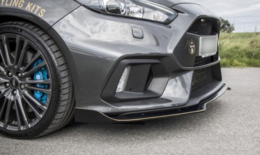 Дифузор переднього бампера стиль Aero для Ford Focus MK3 RS фото