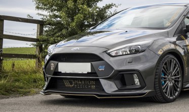 Дифузор переднього бампера стиль Aero для Ford Focus MK3 RS фото