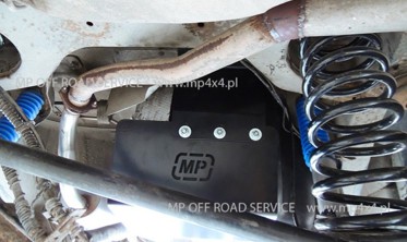 Защита топливного бака Range Rover P38 фото