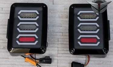 LED фонари задние Jeep Wrangler JK модель Blade фото