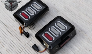 LED ліхтарі задні Jeep Wrangler JK модель Blade фото