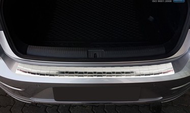 накладка на бампер із загином та ребрами Volkswagen Arteon фото
