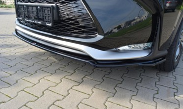 Диффузор передний под бампер Lexus NX Mk1 версия F-Sport фото