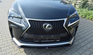 Диффузор передний под бампер Lexus NX Mk1 версия F-Sport фото