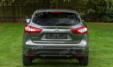полированная накладка на крышку багажника Nissan Qashqai (нижняя) фото