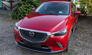 хром накладка на капот Mazda CX-3 фото