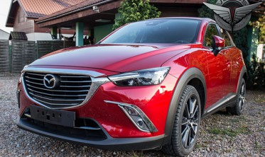 хром накладка на капот Mazda CX-3 фото