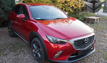 хром накладка на капот Mazda CX-3 фото