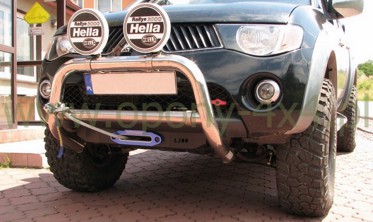 Пластина под лебедку Mitsubishi L200 (2005-2015) фото