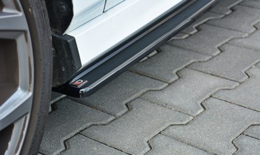 Боковые диффузоры (накладки) под пороги Ford Fiesta Mk8 ST / ST-line фото
