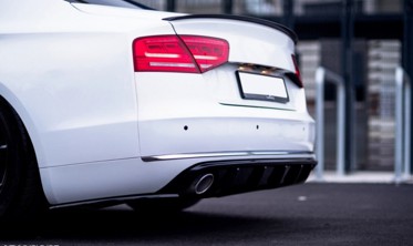 Боковые накладки заднего бампера Audi A8 D4 фото