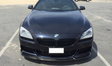Накладка диффузор переднего бампера BMW F06 / F12 / F13 6-серии  фото