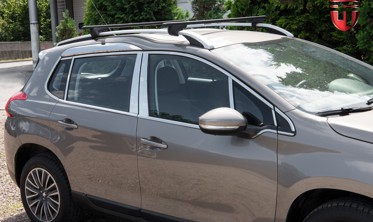 полированная окантовка боковых окон Peugeot 2008 фото