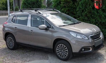 полированная окантовка боковых окон Peugeot 2008 фото