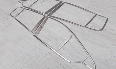 полированная окантовка боковых окон Peugeot 2008 фото