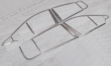 полированная окантовка боковых окон Peugeot 2008 фото