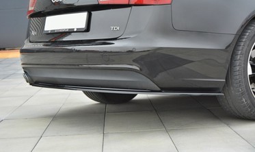 Бічні дифузори заднього бампера Audi A6 C7 Sedan/Avant фото