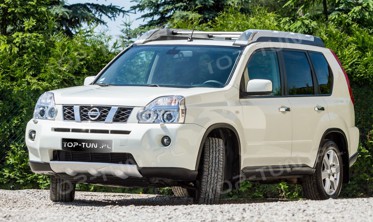 накладки на передний и задний бампер Nissan X-Trail (дорест.) фото