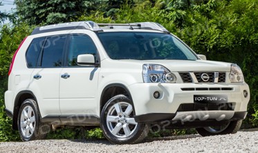 накладки на передний и задний бампер Nissan X-Trail (дорест.) фото